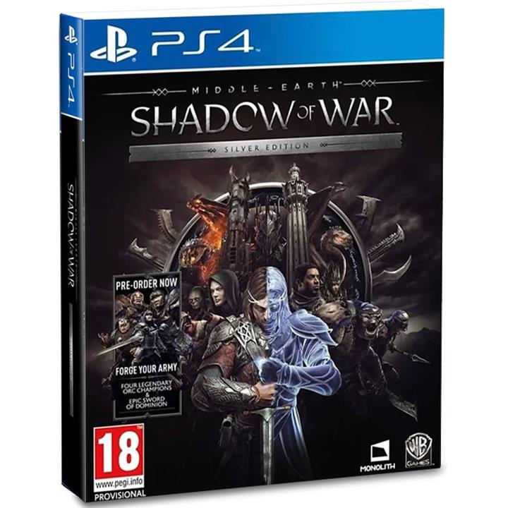 دیسک بازی Middle-Earth Shadow of War Silver Edition PS4